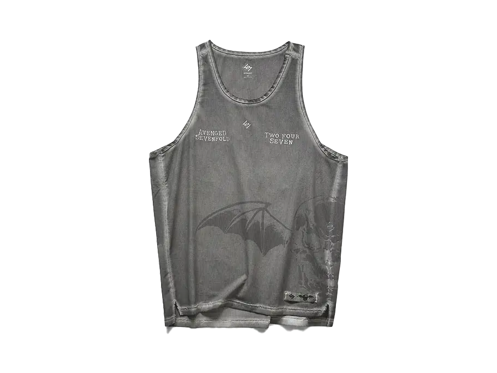 Represent 247 x Avenged Sevenfold Death Bat Singlet Washed Grey-Represent-pikastore.cz