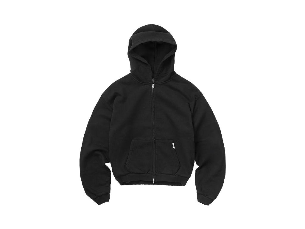 Represent GH Shrunken Zip Hoodie Jet Black-Represent-pikastore.cz