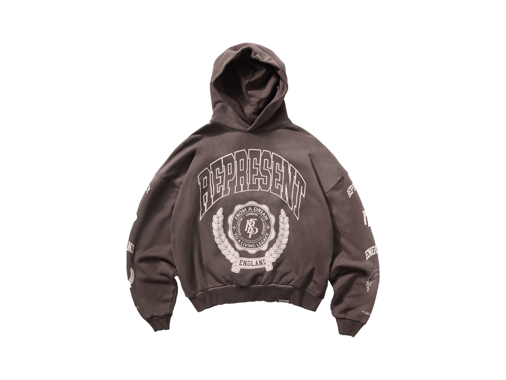 Represent Legacy Crest Hoodie Nero-Represent-pikastore.cz