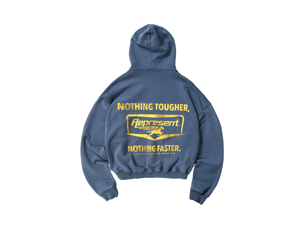 Represent Nothing Faster Hoodie Indigo-Represent-pikastore.cz