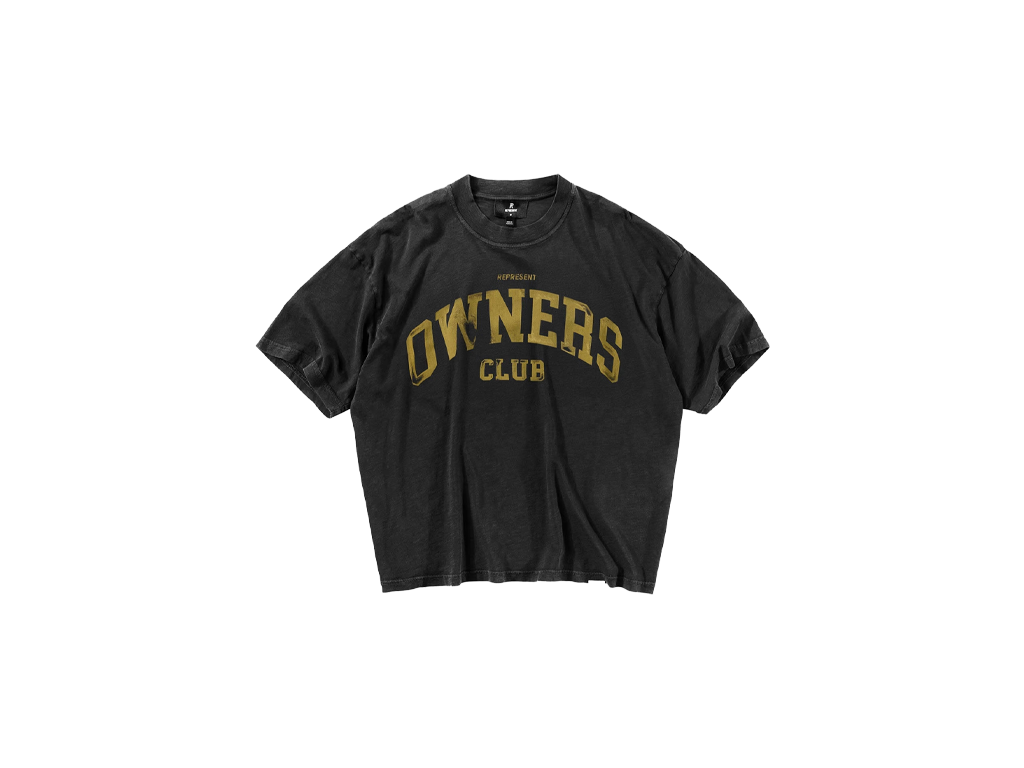 Represent Owners Club T-Shirt Faded Black-Represent-pikastore.cz
