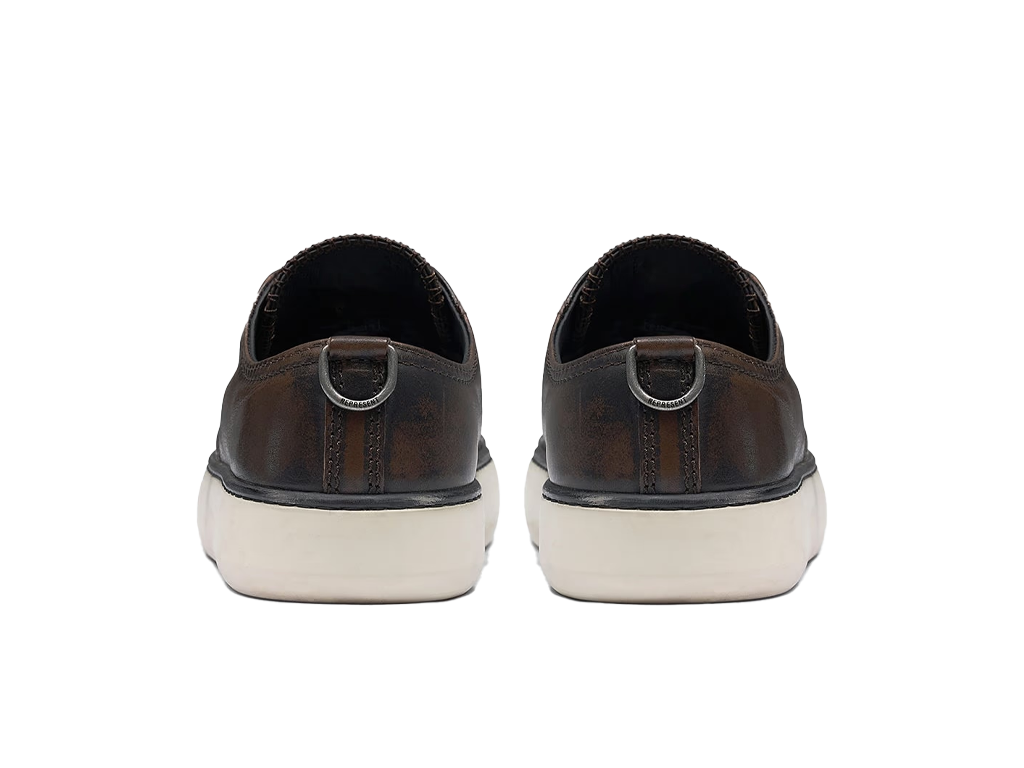 Represent Rep-Cap Distressed Leather Dark Brown – čepice – fotka 4 z 4