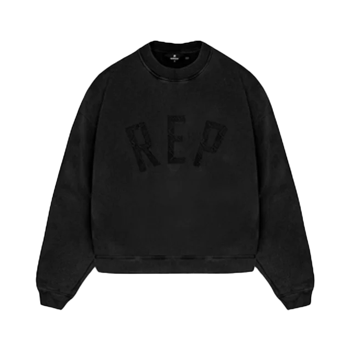 Represent Rep Applique Sweater Off Black-Represent-pikastore.cz