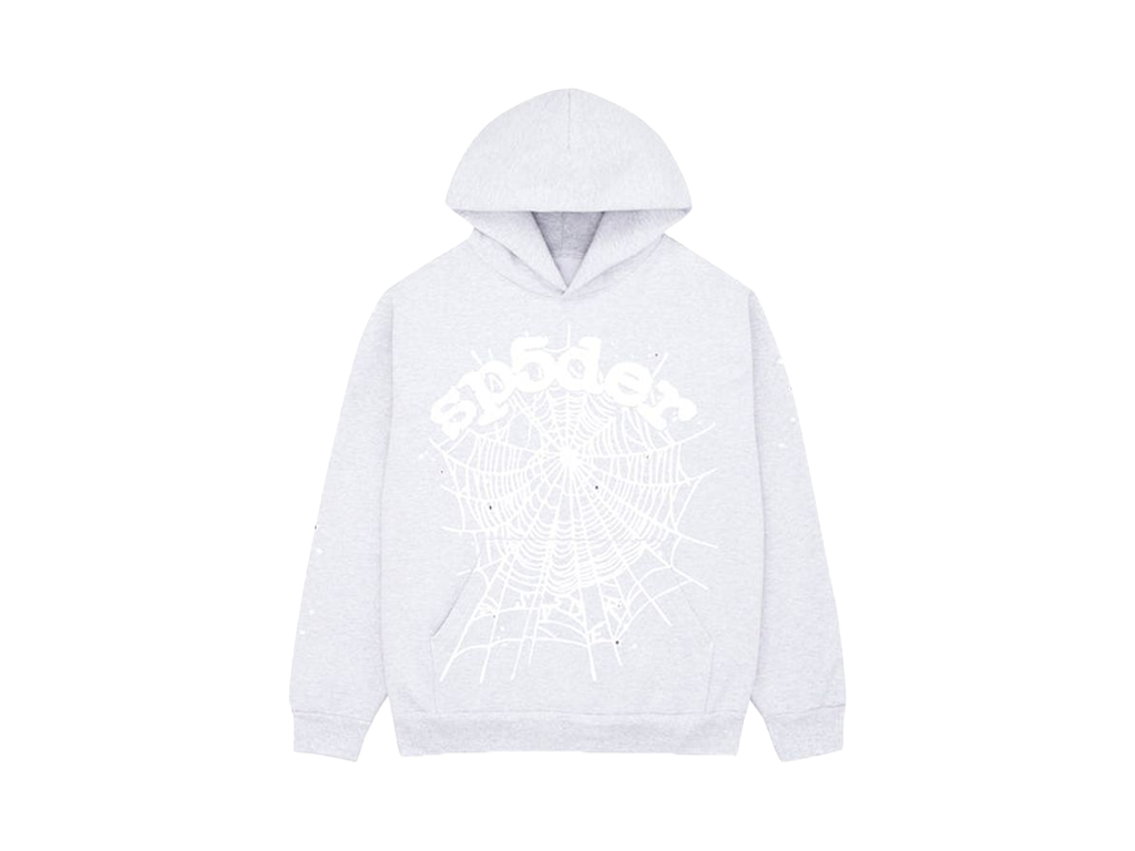 Sp5der OG Web Hoodie Heather Grey-Sp5der-pikastore.cz