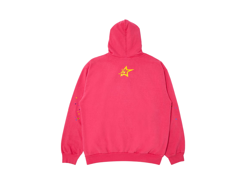 Sp5der P*nk Hoodie Pink