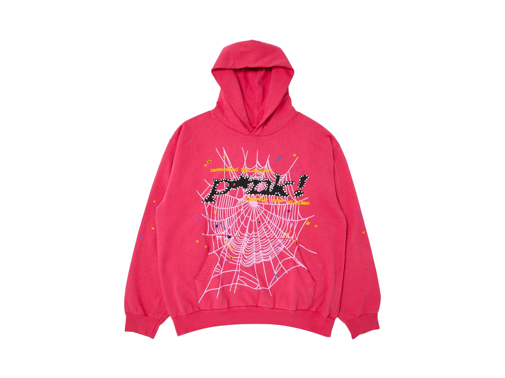 Sp5der P*nk Hoodie Pink