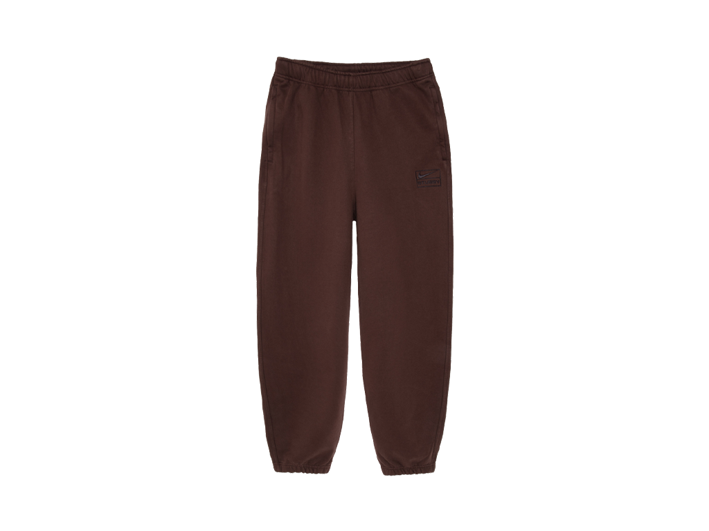 Stussy x Nike Stone Washed Fleece Pant (FW25) Dark Cinder-Stussy-pikastore.cz