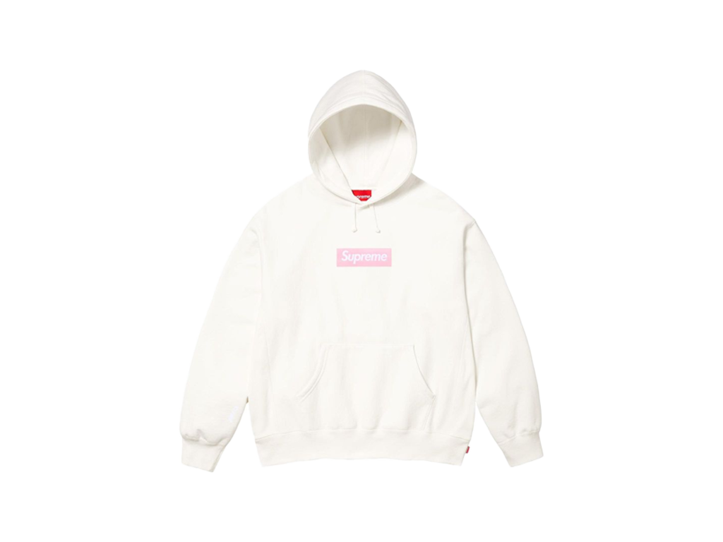 Supreme Box Logo Hooded Sweatshirt (FW25) White