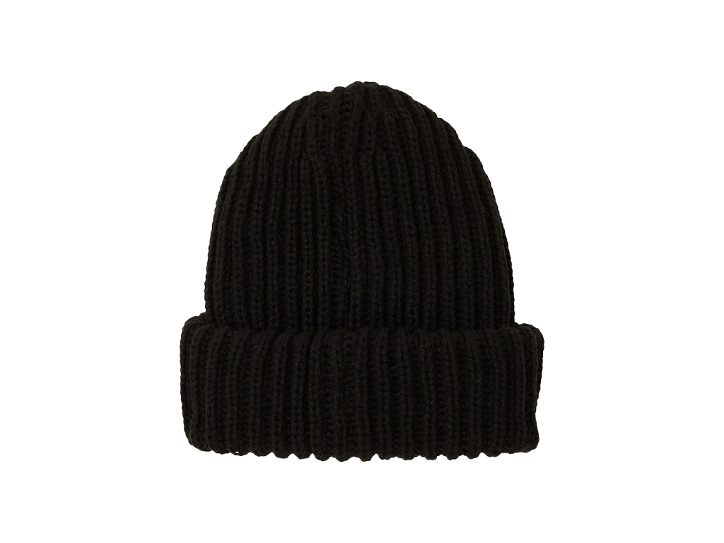 Supreme Classic Logo Chunky Ribbed Beanie 'Black'-Supreme-pikastore.cz