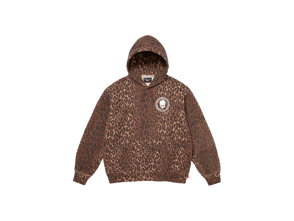 Supreme Number (N)ine Hooded Sweatshirt Leopard