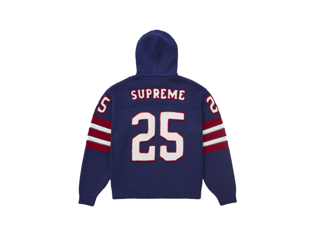 Supreme Sport Zip Up Hooded Sweater (FW25) Navy-Supreme-pikastore.cz
