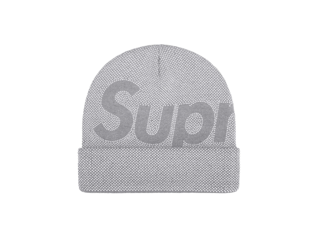 Supreme Studded Knockout Big Logo Beanie Grey-Supreme-pikastore.cz