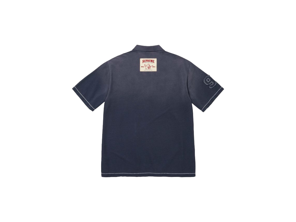 Supreme True Religion Applique Polo Navy-Supreme-pikastore.cz