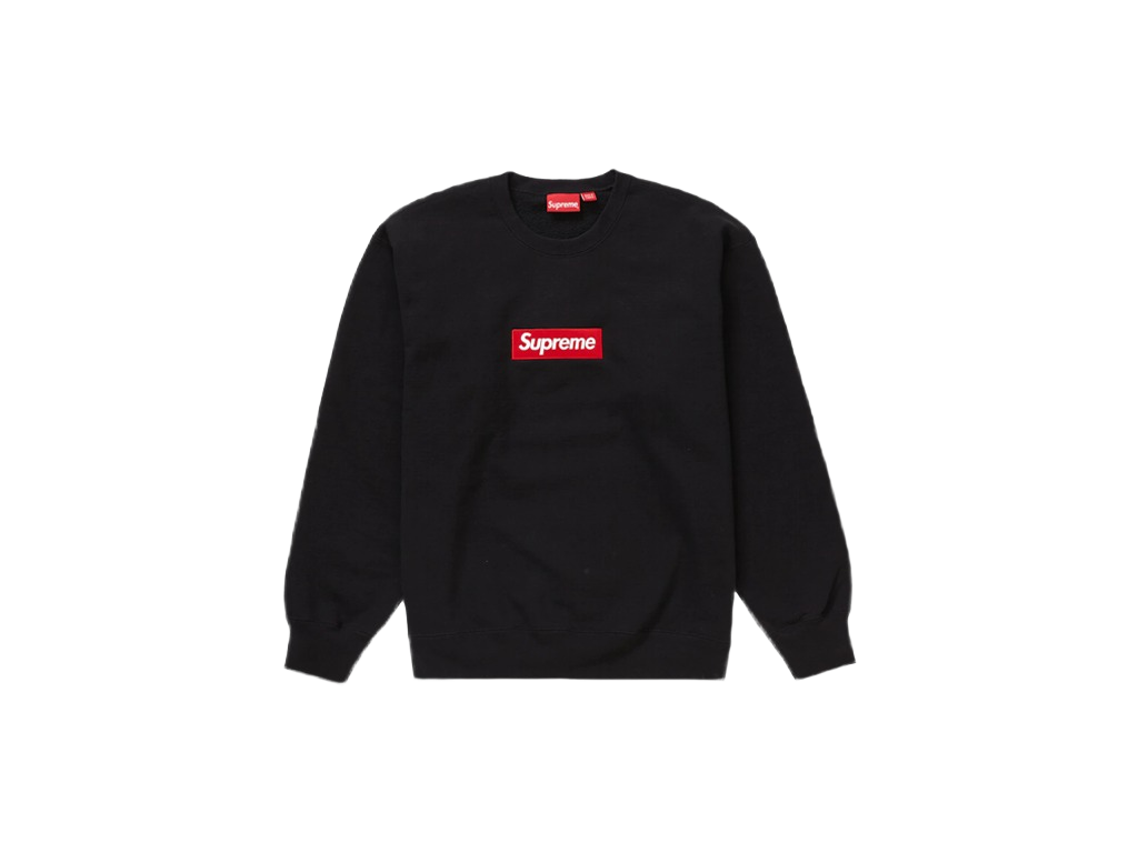 Supreme Box Logo Crewneck (FW22) Black-Supreme-pikastore.cz