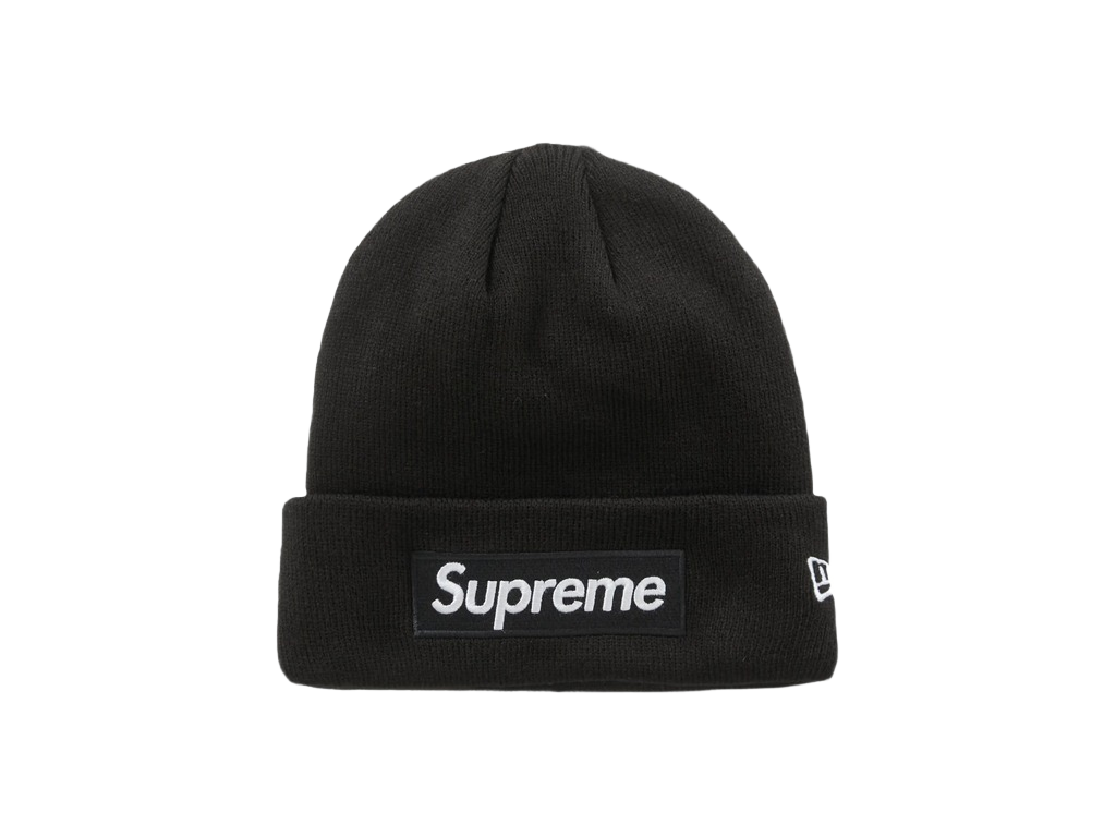 Supreme New Era Box Logo Beanie (FW23) Black-Supreme-pikastore.cz