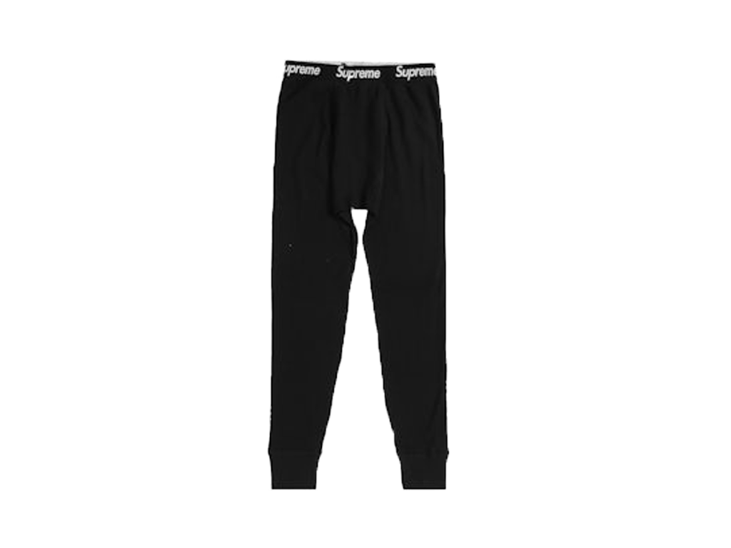 Supreme x Hanes Thermal Pant (1 Pack) Black