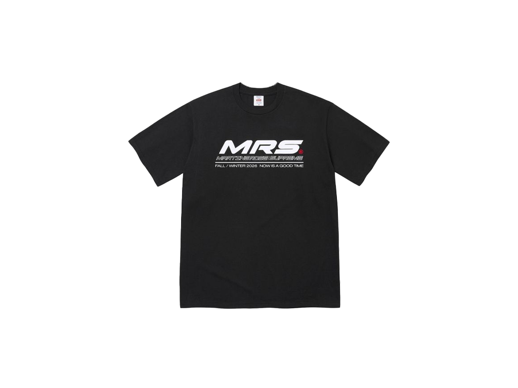 Supreme x Martine Rose Now Tee Black