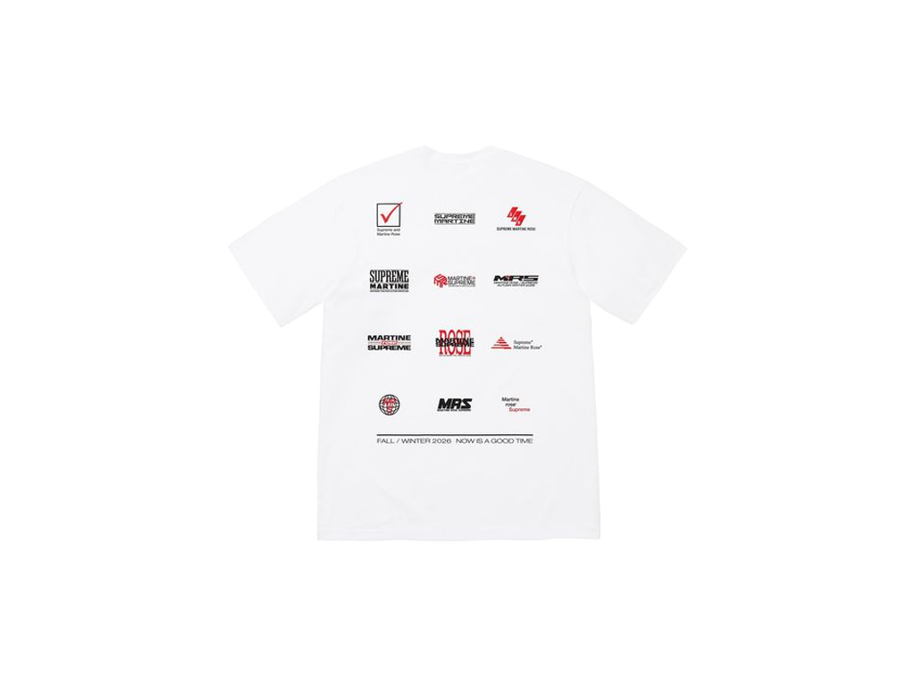 Supreme x Martine Rose Now Tee White