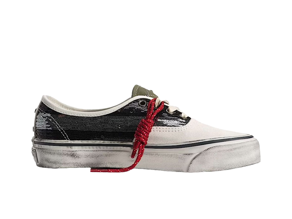 Vans Authentic Premium La Habana Black - White-Vans-pikastore.cz