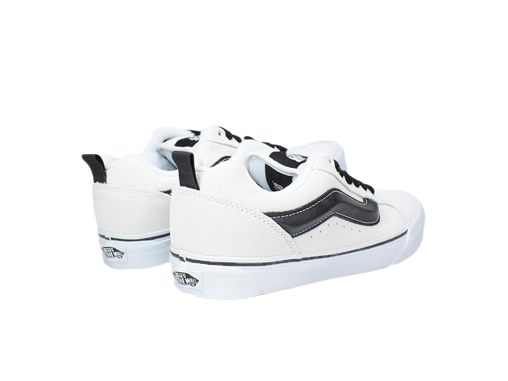 Vans Knu-Skool Suede - White Black-Vans-pikastore.cz