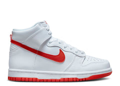 Nike Dunk High GS White Picante Red