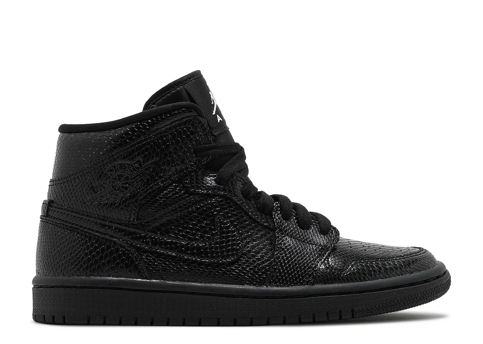Nike Air Jordan 1 Mid Black Snakeskin-Air Jordan-pikastore.cz
