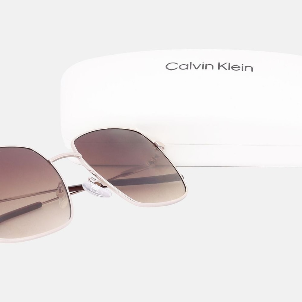 Calvin Klein Sunglasses Gold – szemüveg – fotó 3/4