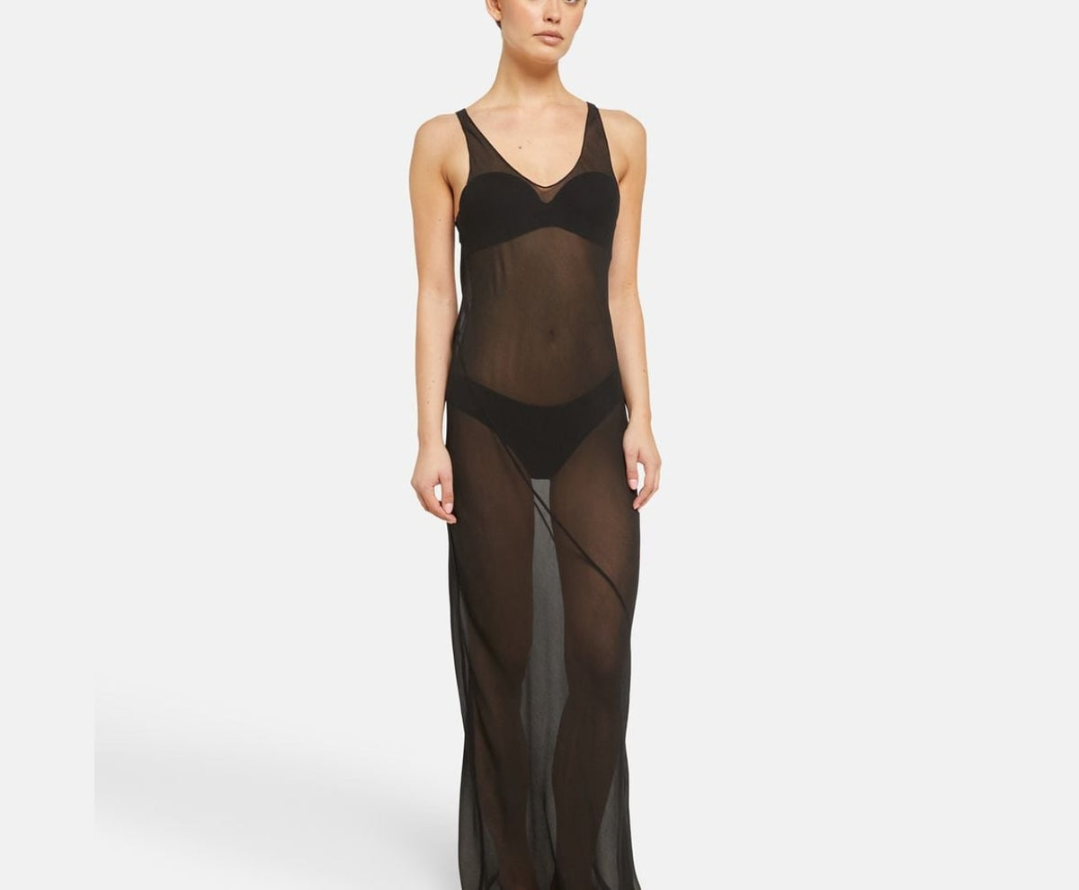Calvin Klein Silk night gown Black – clothing – photo 4 of 4