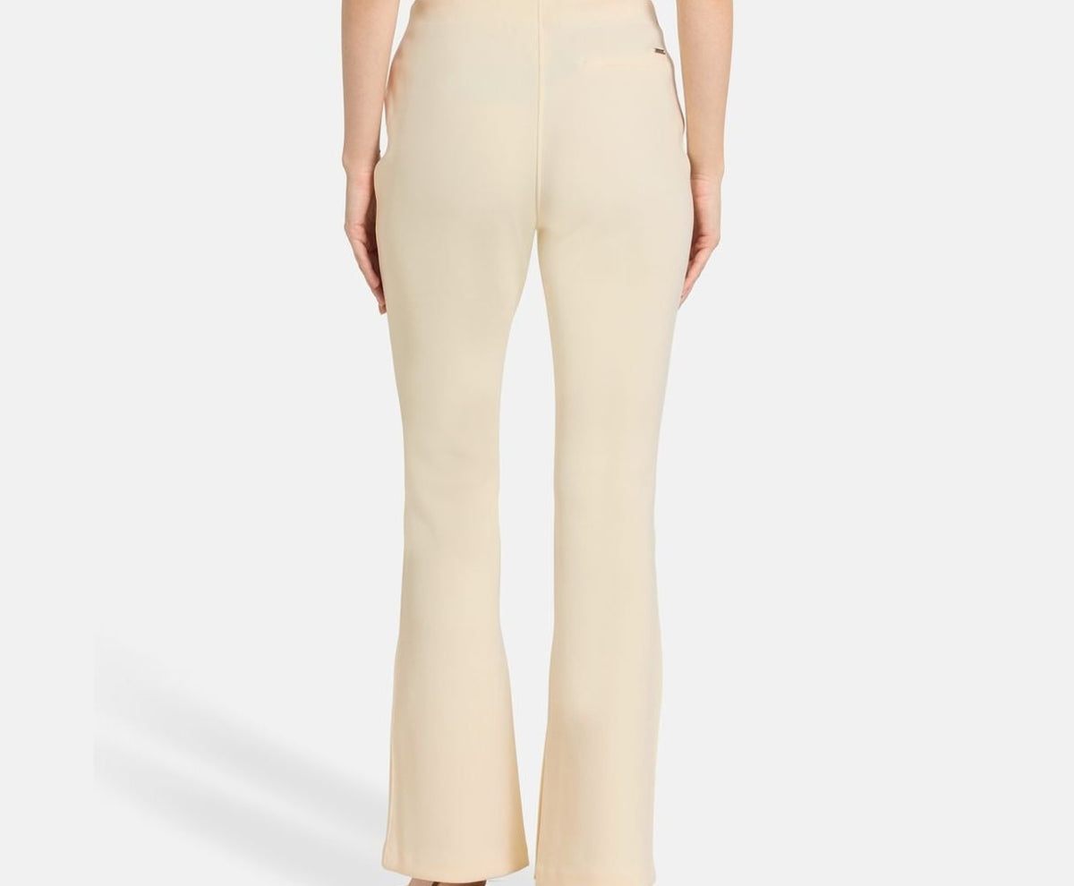 Calvin Klein Flared trousers Pink – pantaloni – fotografia 4 din 5