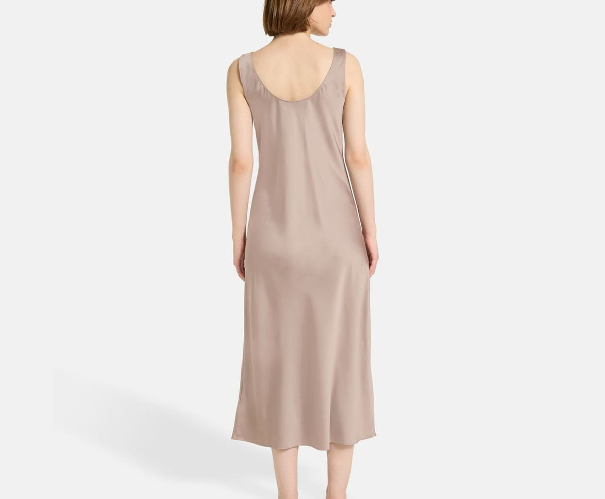 Calvin Klein Satin dress Hero Greige – odjeća – fotografija 4 od 5