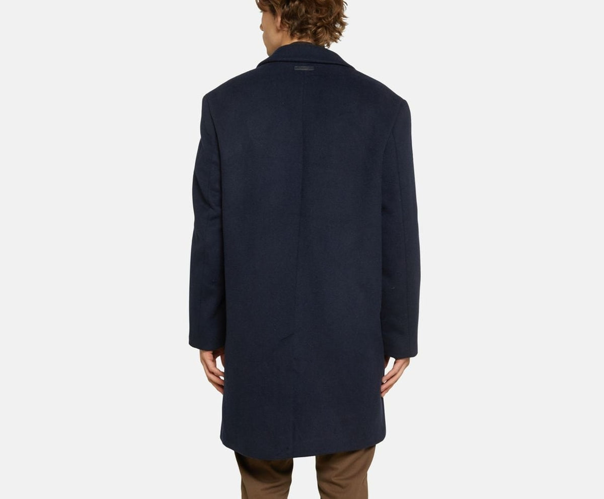 Calvin Klein Wool-blend coat Blue – dzseki – fotó 4/6