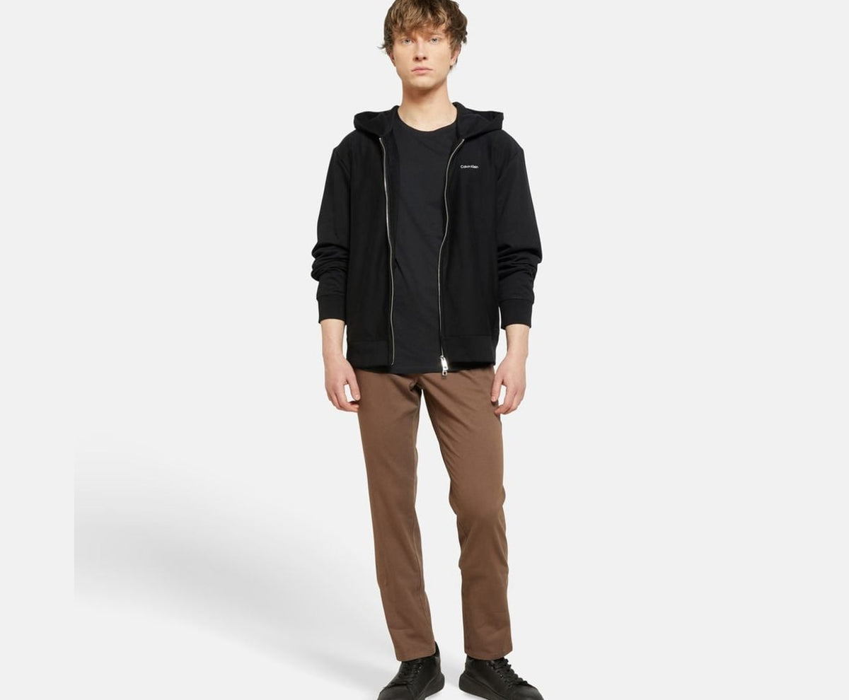 Calvin Klein Hooded sweat jacket Black – bunda – fotka 5 z 5