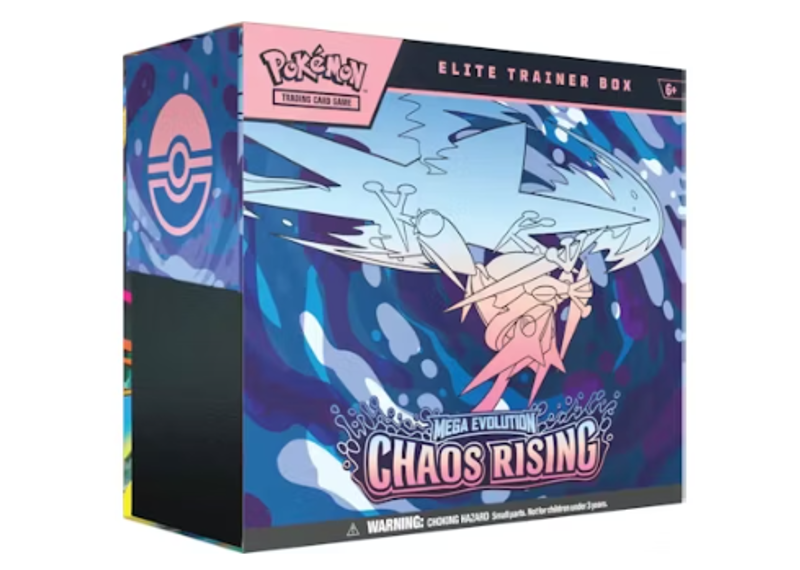 2026 Pokemon Mega Evolution Chaos Rising Elite Trainer Box