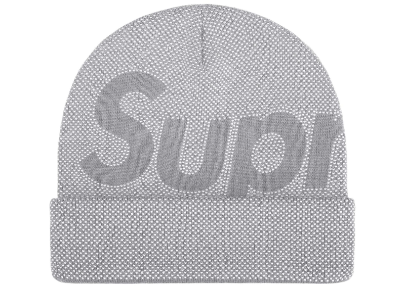 Supreme Studded Knockout Big Logo Beanie Grey-Supreme-pikastore.cz