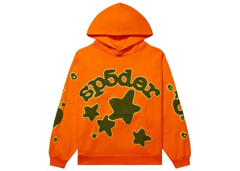 Sp5der Beluga Hoodie Orange-Sp5der-pikastore.cz
