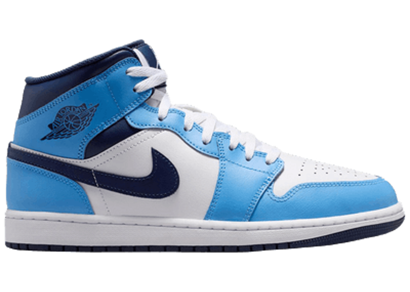 Jordan 1 Mid University Blue Midnight Navy