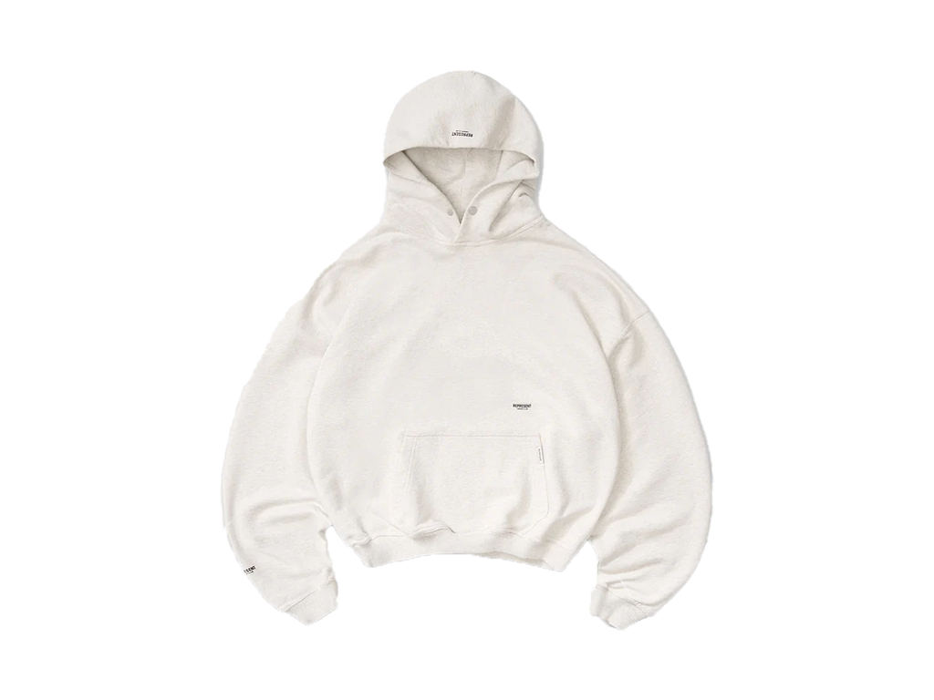 Represent Micro Owners Club Hoodie Cream Marl
