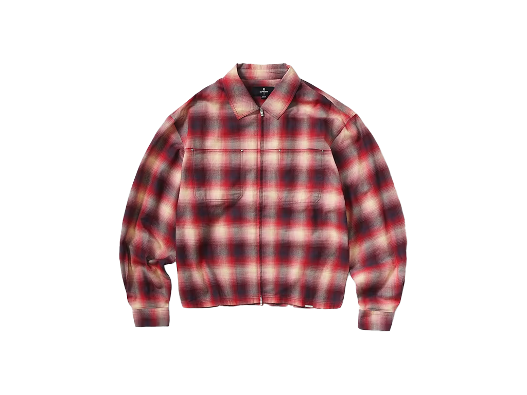 Represent Sunset Flannel Racing Red-Represent-pikastore.cz