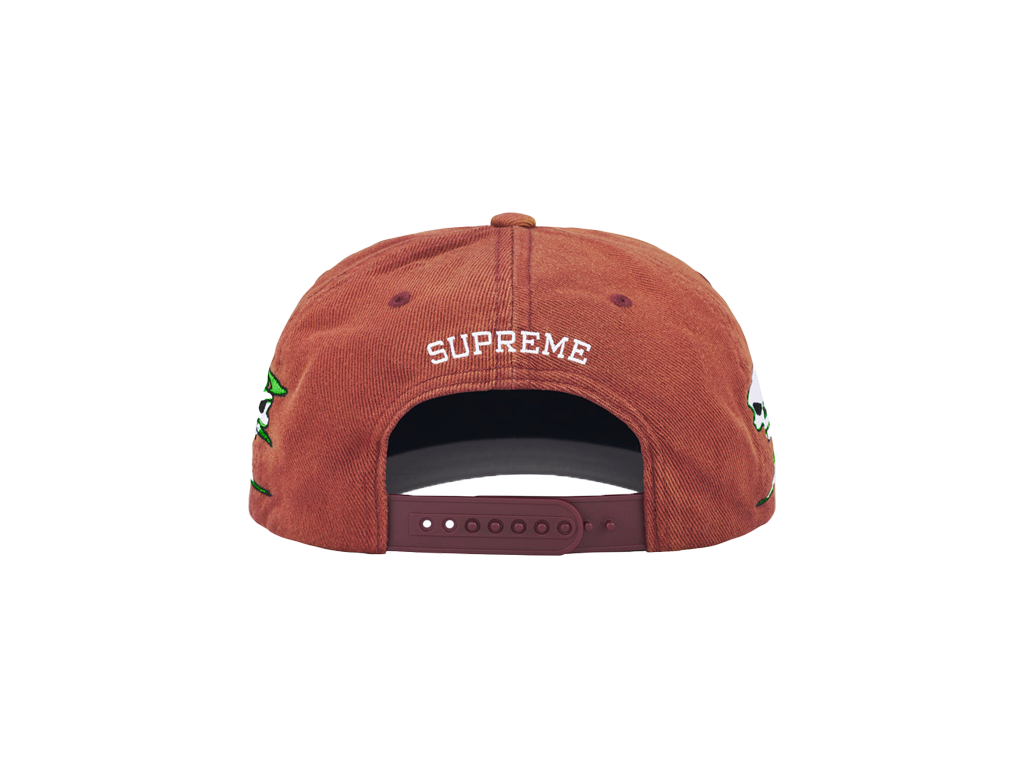 Supreme Skulls Spellout 6-Panel Rust-Supreme-pikastore.cz