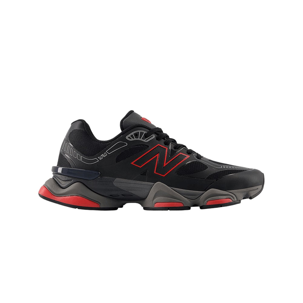 New Balance 9060 Black Red – boty, černá