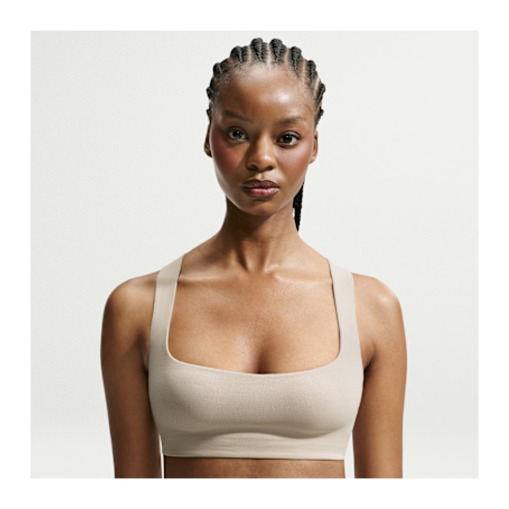 Nike NikeSKIMS Studio Stretch Square Neck Bra Linen (Women's) – t-paita