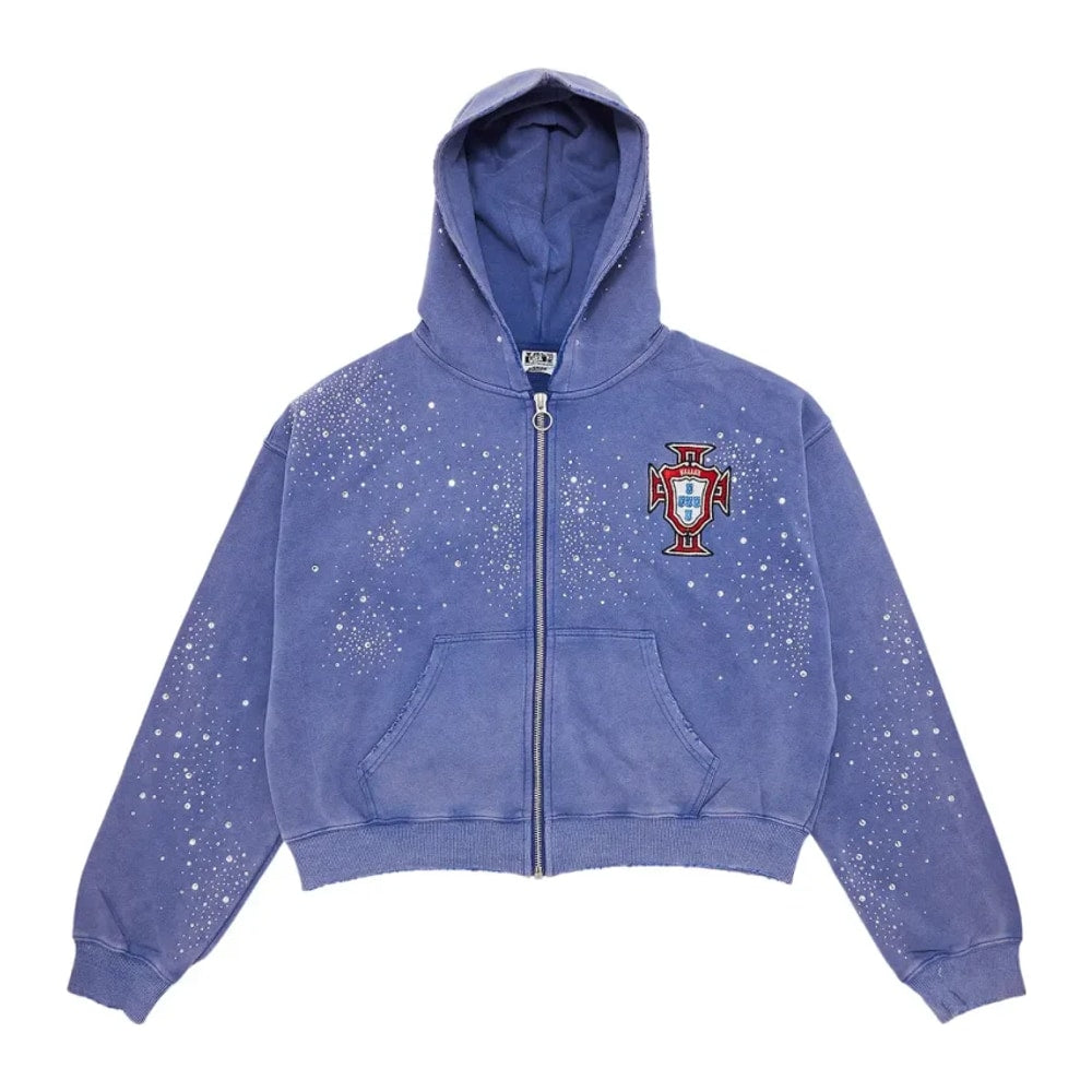 Vale Forever Pluto Cluster Zip Up Hoodie Blue – huppari