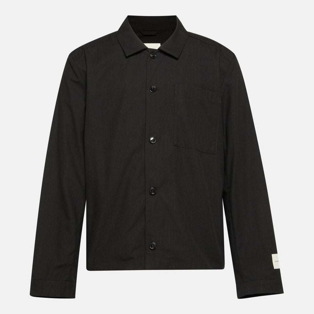 Calvin Klein Shacket Black – Bekleidung, schwarz