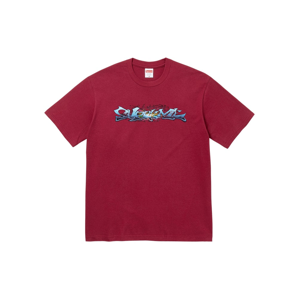 Supreme Tag Tee Cardinal – tričko