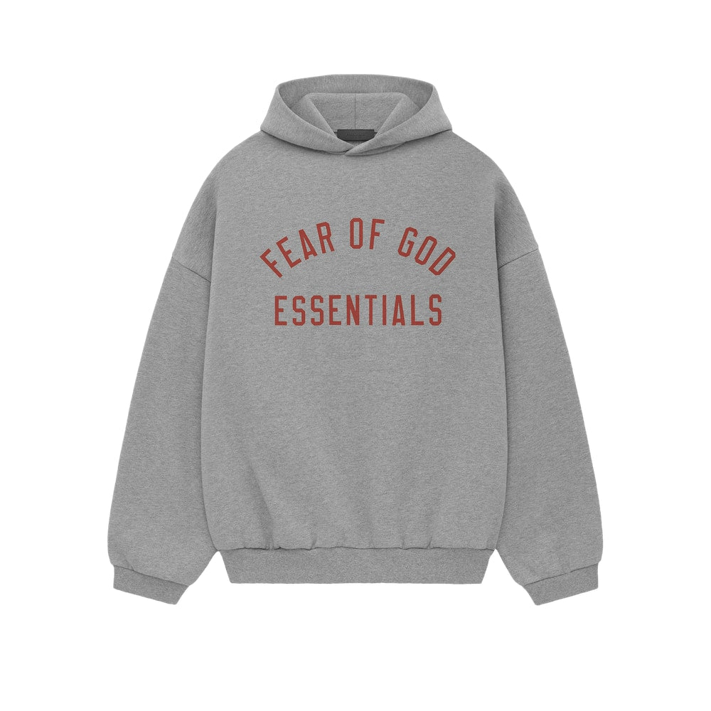 Fear of God Essentials Fleece Hoodie Dark Heather – Hoodie, grau