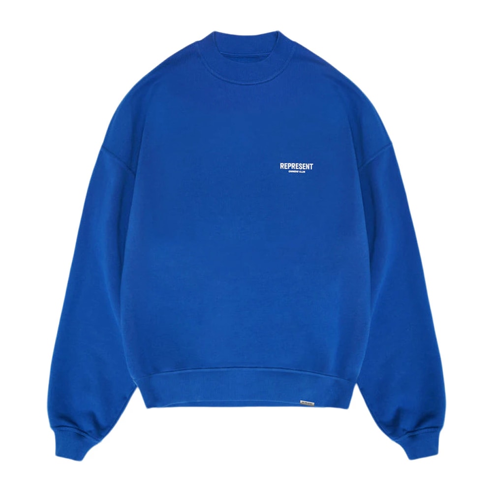 Represent Owner's Club Sweater Cobalt Blue/White – одяг