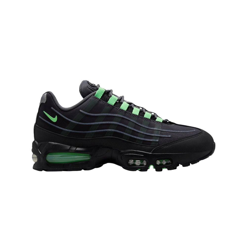 Nike Air Max 95 Big Bubble - Iron Grey Illusion Green Metallic Silver – tenisky, stříbrná