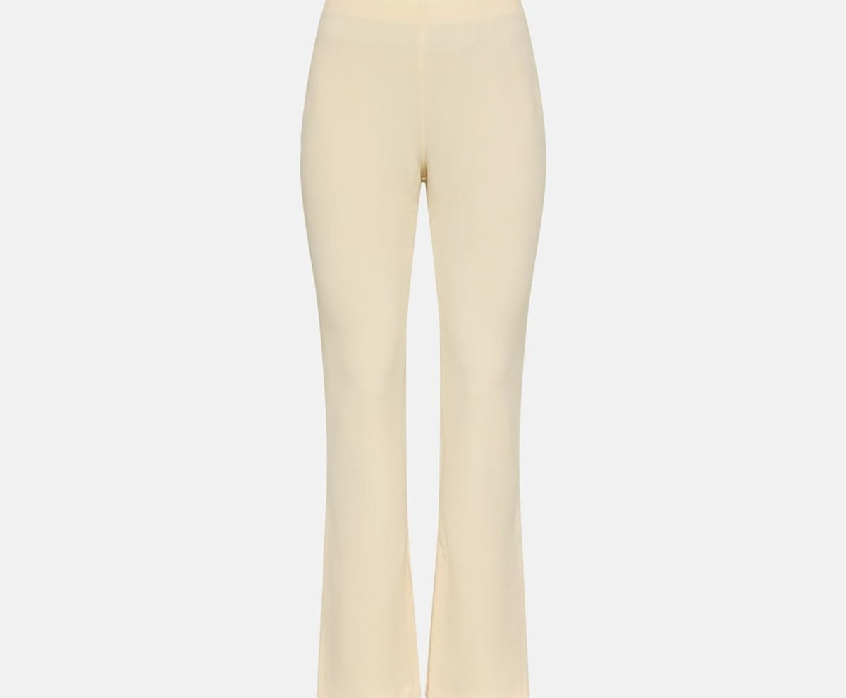 Calvin Klein Flared trousers Pink – pantaloni, roz