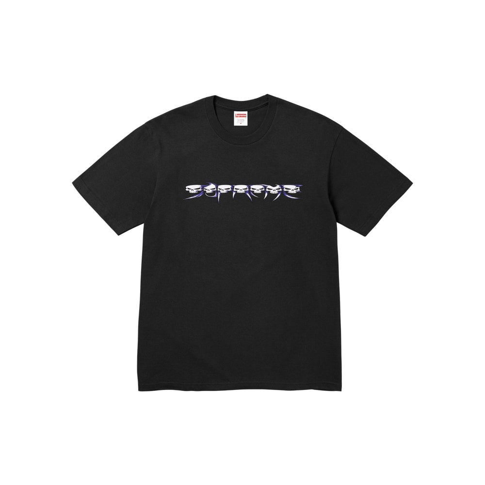Supreme Skulls Spellout Tee Black – tričko