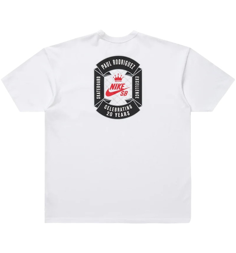 Nike SB Paul Rodriguez Max90 Skate T-shirt White – tričko, bílá